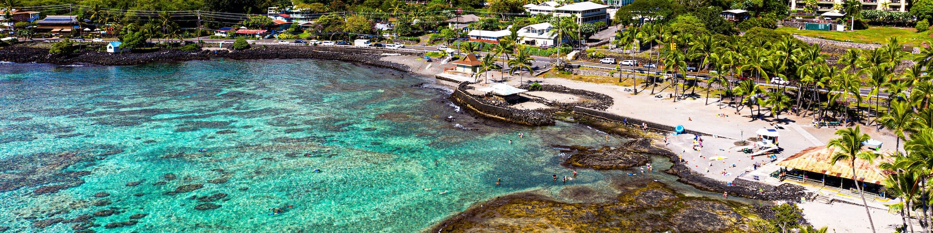 Enchanting Kealakekua Bay: Capturing the Vibrant Marine Life Through Aerial Lens