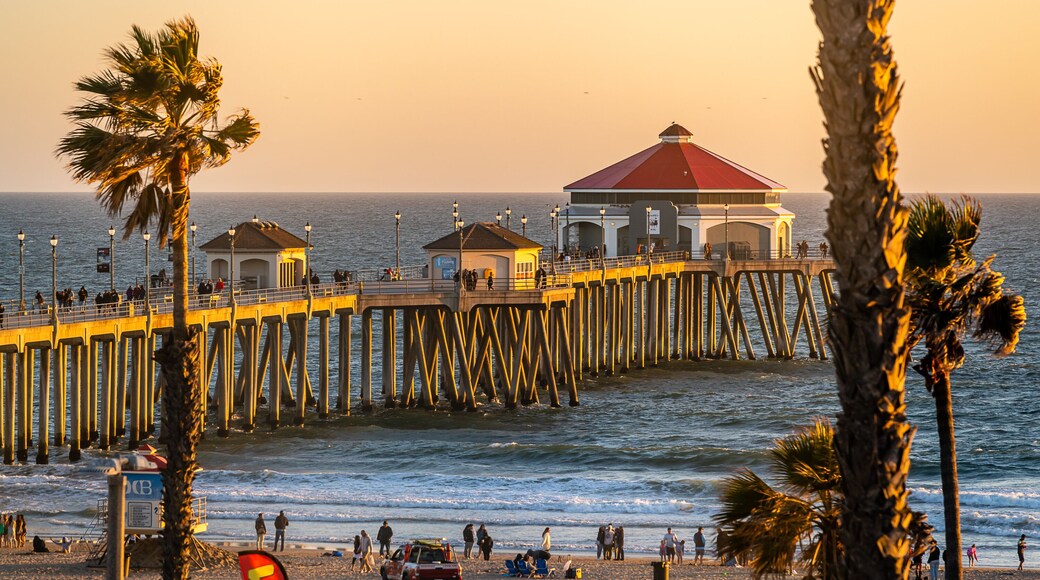 Downtown Huntington Beach and the Huntington Beach Pier