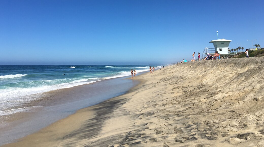 Carlsbad State Beach during summer in Carlsbad, California, USA