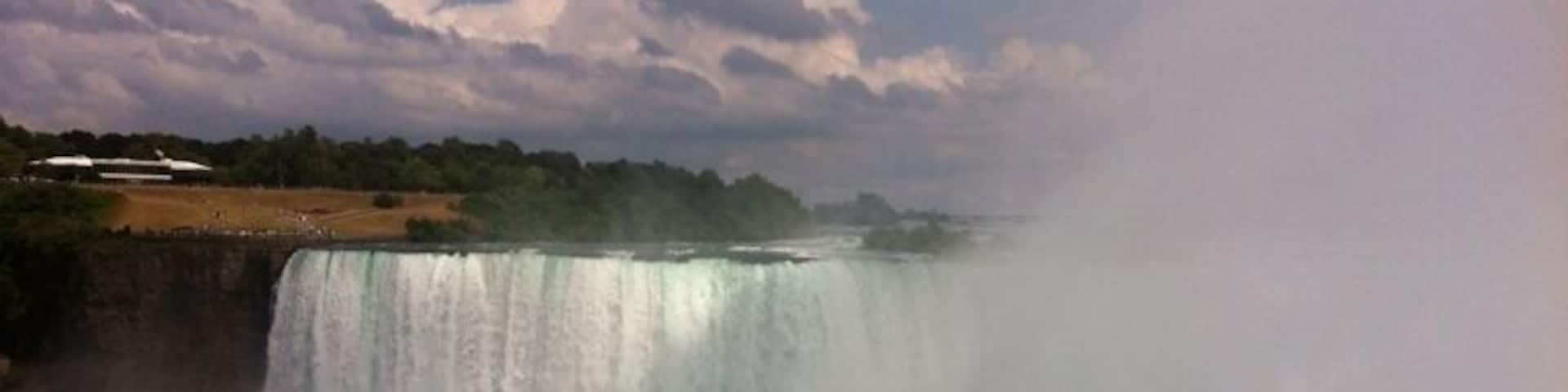 Horseshoe Falls from the Canadian side. Still impressive 40 years later.