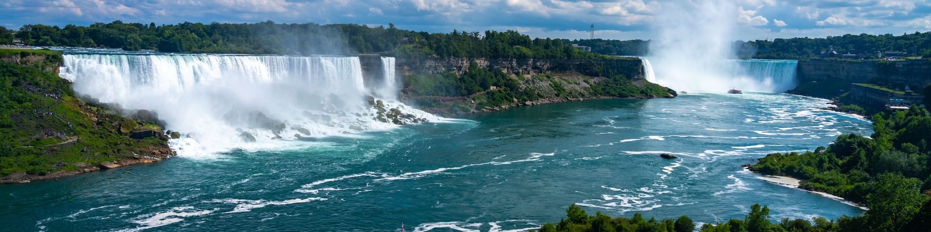 Niagara Falls Near Buffalo New York, America, USA.