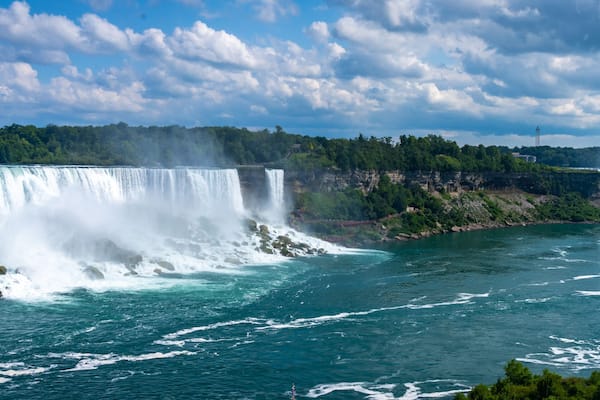Niagara Falls Near Buffalo New York, America, USA.
