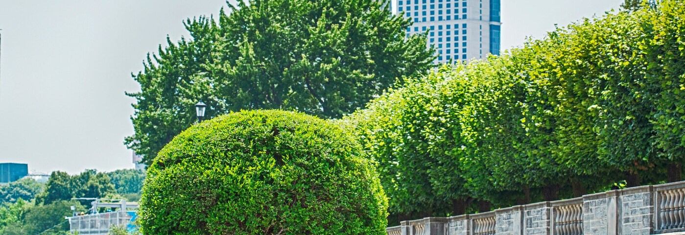 ONTARIO - CANADA, JULAY 25, 2019: Oakes Garden Theatre in Niagara Falls, Ontario, Canada