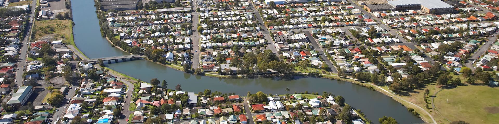 B660ET Maryville Newcastle New South Wales Australia aerial