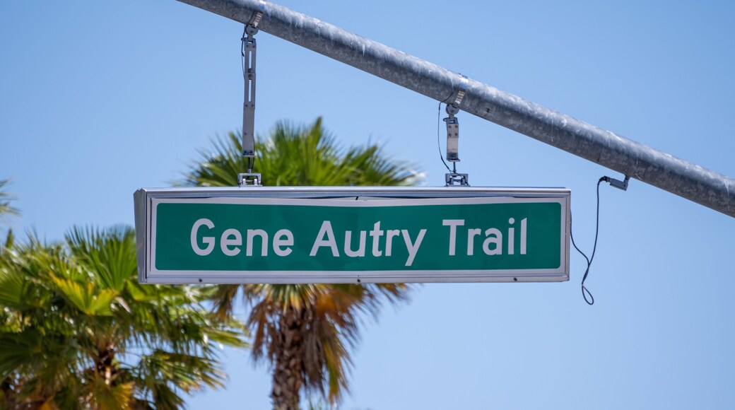 Gene Autry Trail Street Sign in Palm Springs California