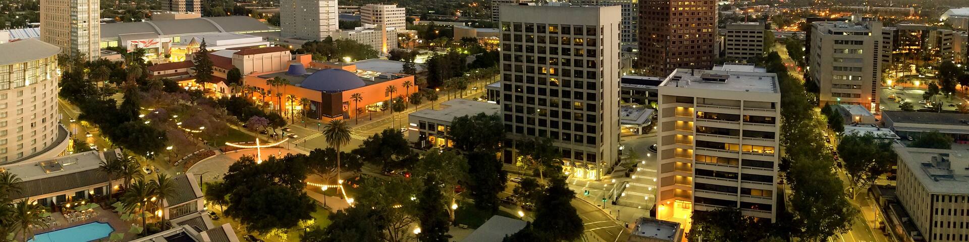 Panorama of San Jose California Downtown