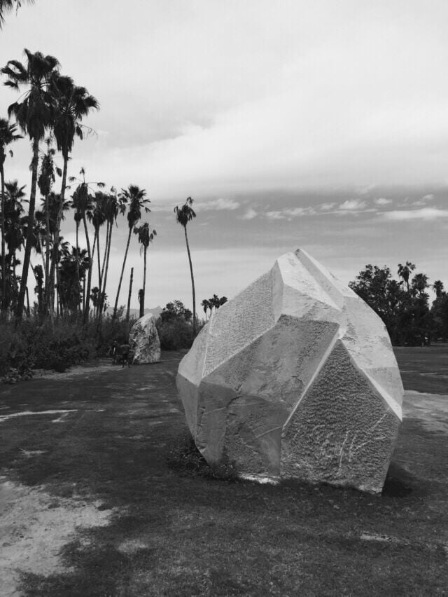 Hidden gem alert!  This huge sculpture park is hidden behind the cactus garden. A little windy dirt road opens to an immense field with a big collection of stone, bronze and steel sculptures.  Bring a frisbee or soccer ball for the field.