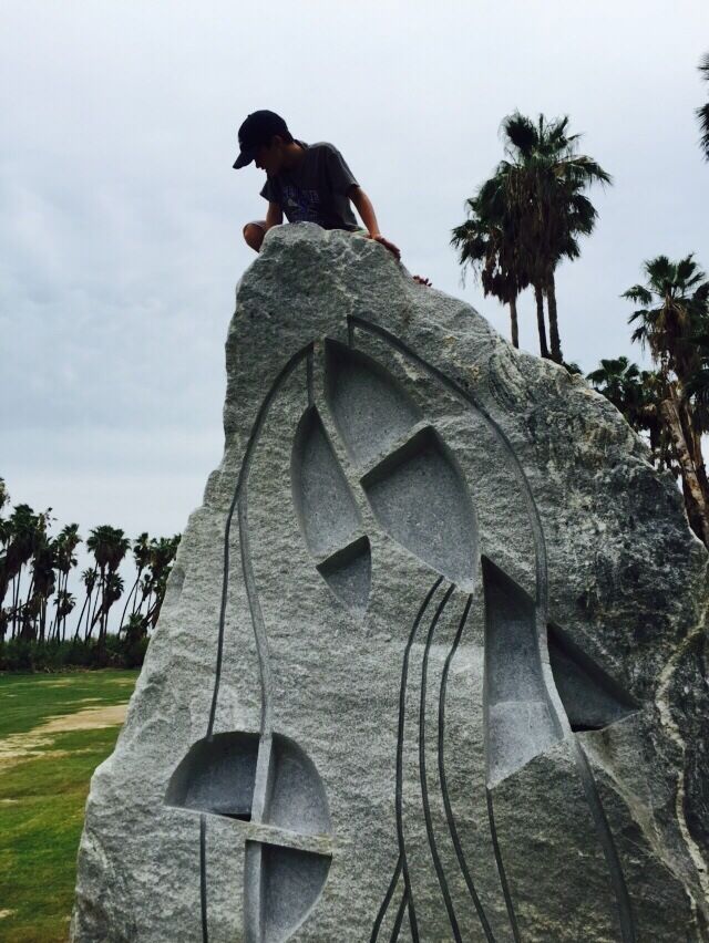 Hidden gem alert!  This huge sculpture park is hidden behind the cactus garden. A little windy dirt road opens to an immense field with a big collection of stone, bronze and steel sculptures.  Bring a frisbee or soccer ball for the field. 