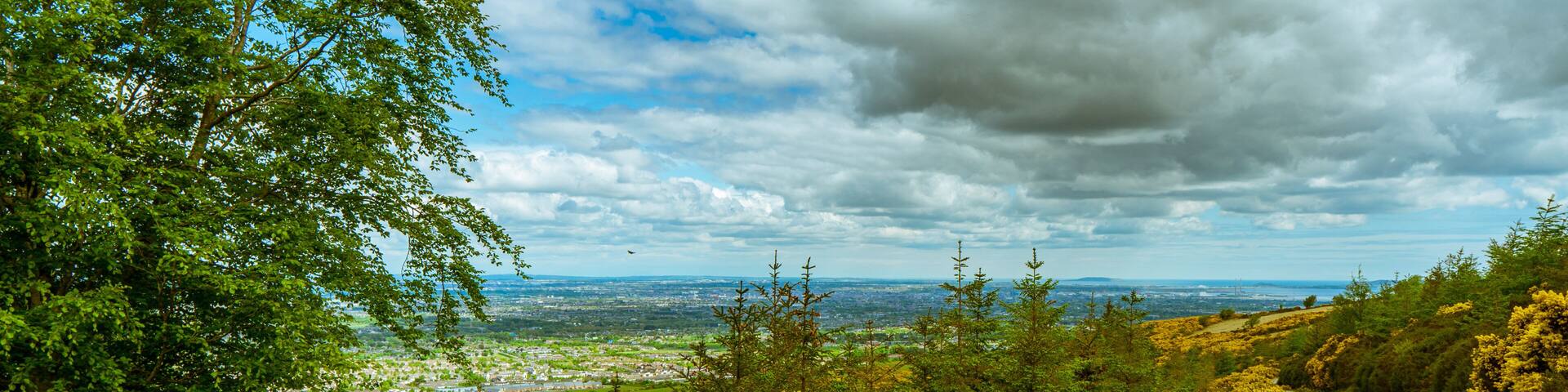 Dublin from the mountains