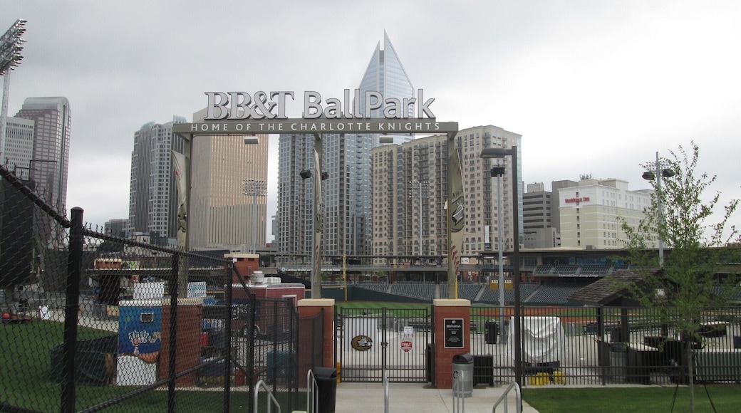 Lovely city Charlotte nice little ballpark.