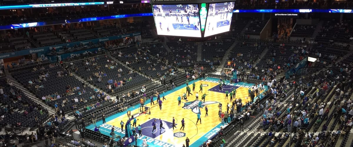 Home of the Charlotte Hornets.