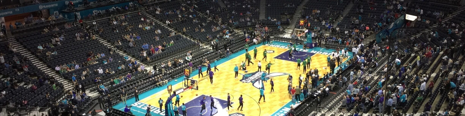 Home of the Charlotte Hornets.