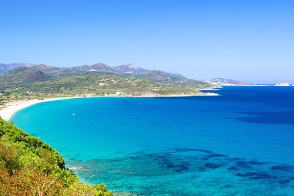 Calvi showing general coastal views