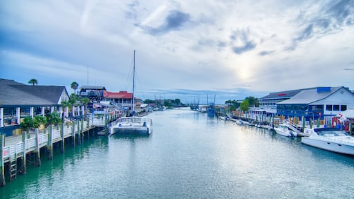 view of shem creek from coleman blvd charleston south carolina