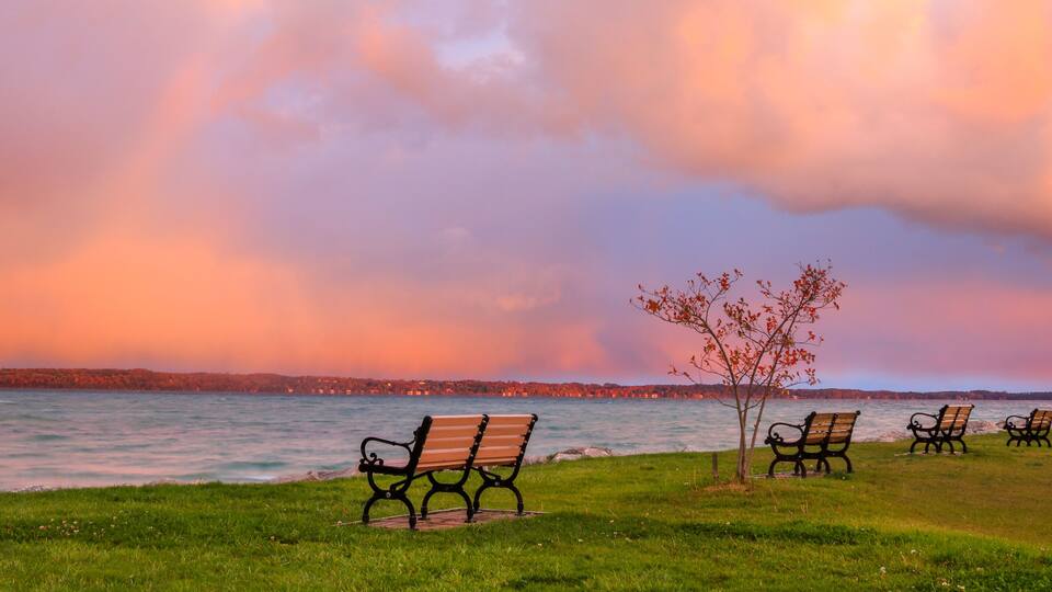 Early Morning Storm Over Traverse Bay