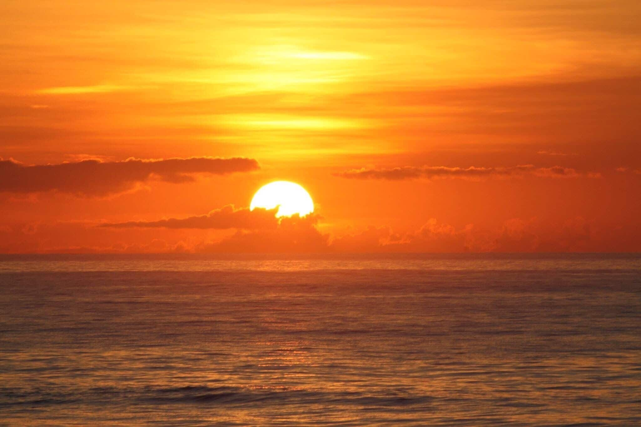 Sunrise on the beach