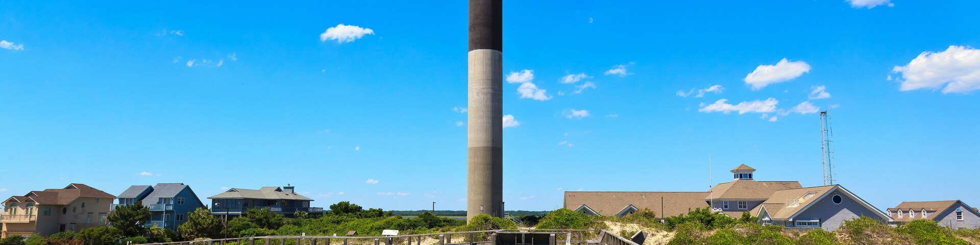Oak Island Lighthouse in North Carolina, Shutterstock ID 1107678332, Purchase Order: -