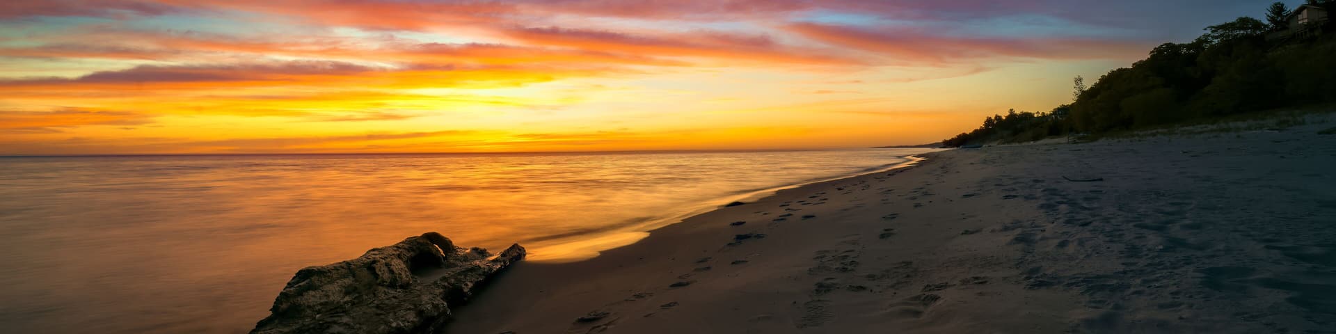 Lake Michigan Sunset, Montague, Michigan