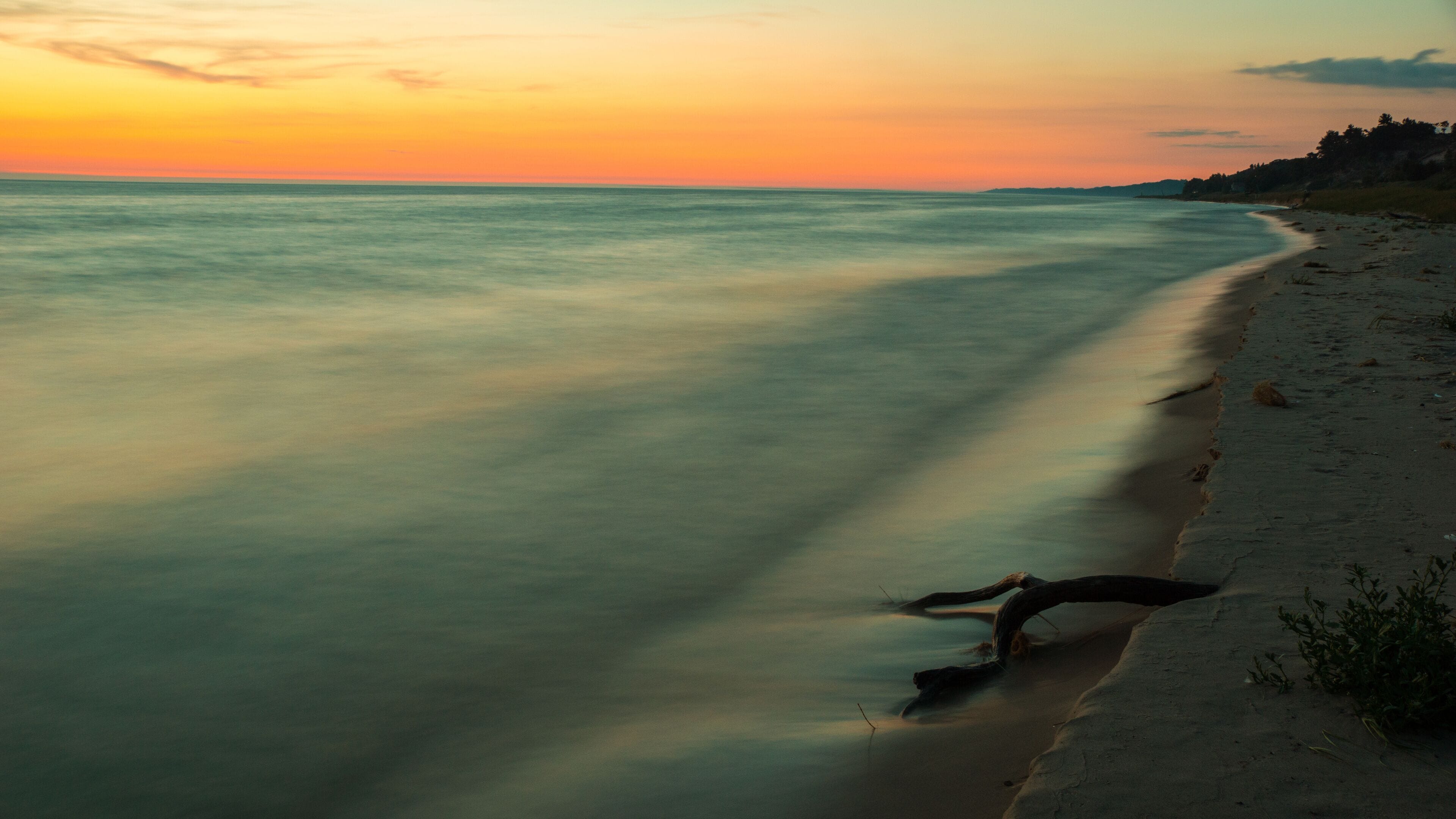 Lake Michigan Sunset, Montague, Michigan.