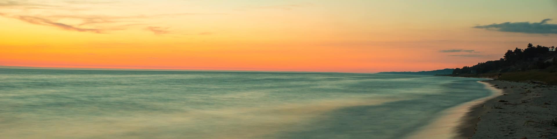 Lake Michigan Sunset, Montague, Michigan.