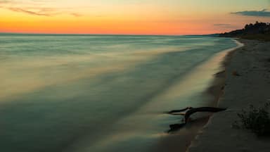 Lake Michigan Sunset, Montague, Michigan.
