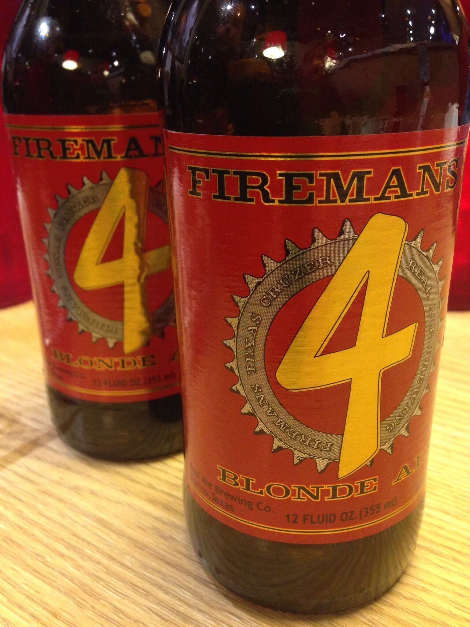 A refreshing Texas beer.  Worth a try!   Firemans 4
