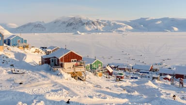 The traditional and remote Greenlandic Inuit village Kullorsuaq located at the Melville Bay, in the far north of West Greenland, Danish territory