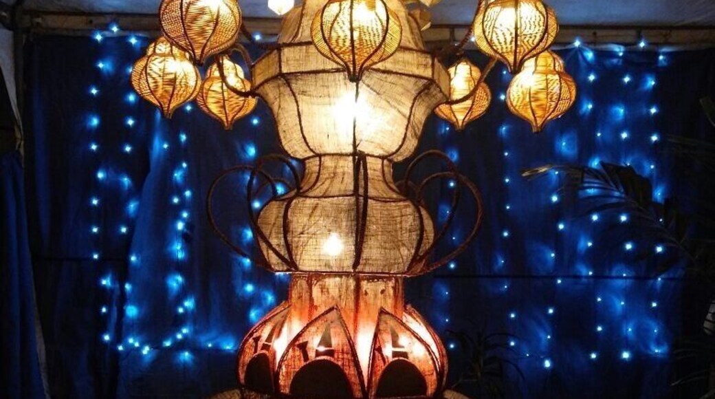 Pandal viewing during Vesak