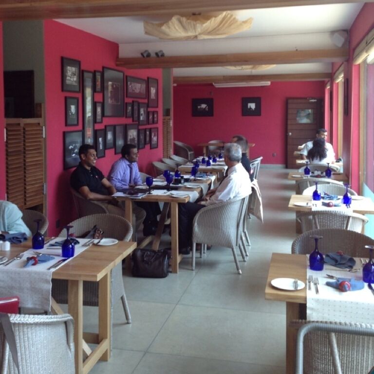 Colombo courtyard - the restaurant