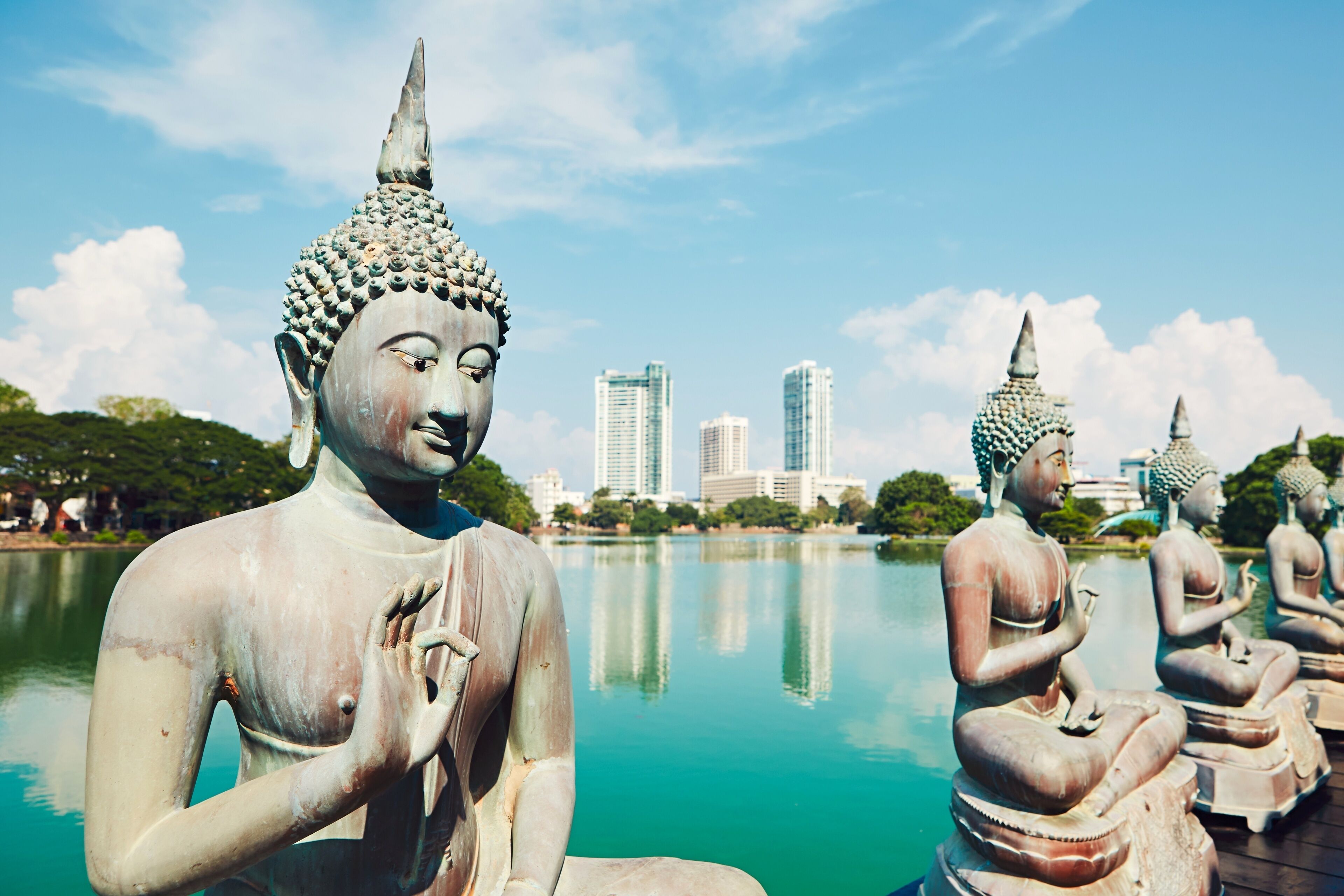 Budhist temple in Colombo