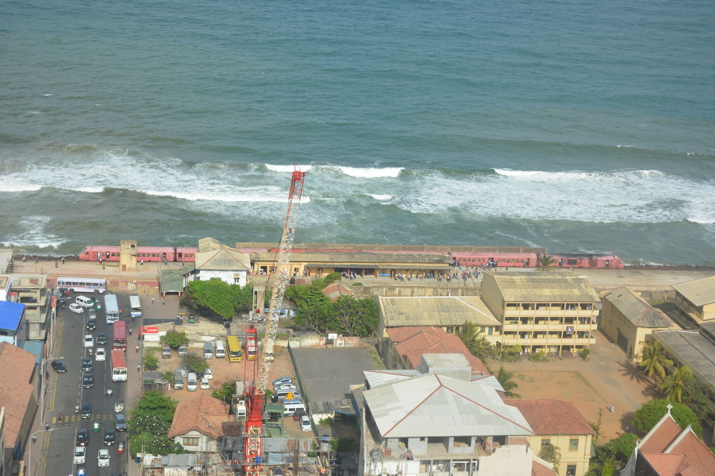 U will find a few station besides sea beach That's unique 