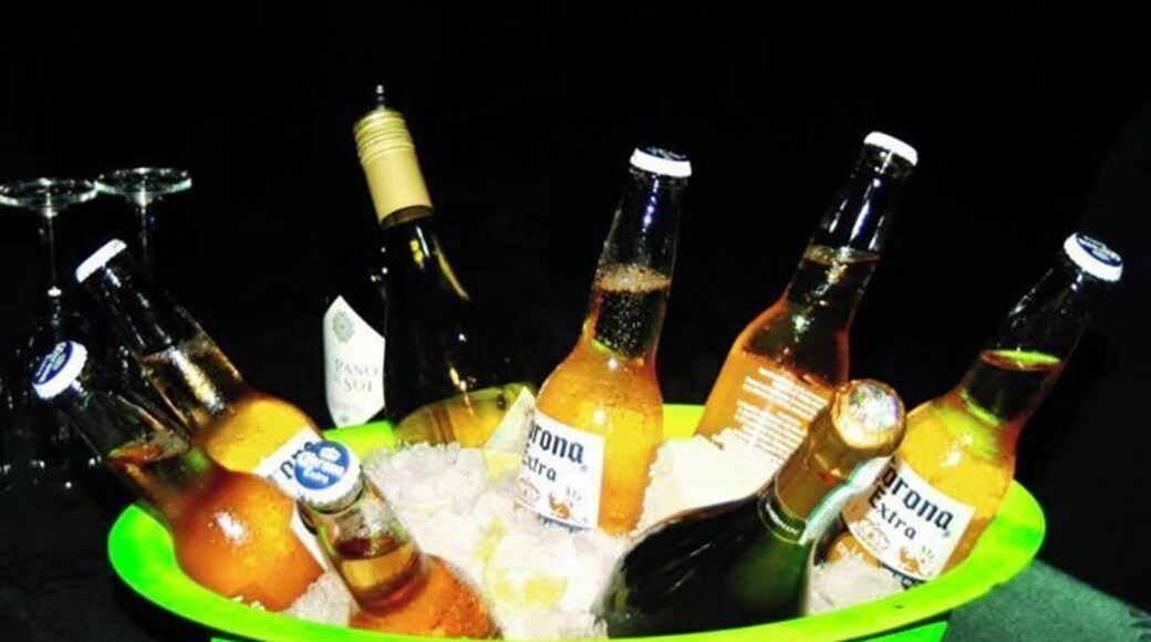 Amusing center-piece on the dining table.