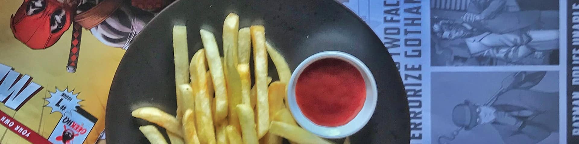 If you are a Geek Fan, Geek HQ is the place to go!!
In the picture are both Veg and Non Veg Options; Geek HQ 's special burger named Its Cloebbrin Time, Chewie Sandwich the non veg option and Red's Big Fries. This all came to a total of around 4000LKR which was quite reasonable and was shared among 4 of us! Tip - Get their Special Burger and it's so huge that it could be shared among 3 for sure.#Trover #Foodie #SriLanka #BurgersandFries