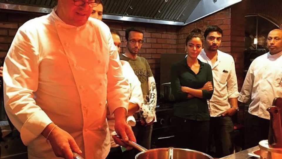 @marcopierrewhit is an incredibly inspiring chef. I spent the morning listening to him talk about his life his craft and his experiences over the years and share his wisdom with fellow chefs. Then I had the pleasure of watching him in action as he chatted and cooked ❤️🍴 #MPWithCinnamon #thetinytaster #tinyloveslanka #CinnamonHotels #yesmarco #inspired