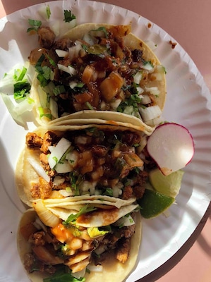This is our go to spot whenever we find ourselves in the area. Nothing fancy but super authentic with seafood being the speciality. But sometimes you just need an Al Pastor street taco or three!