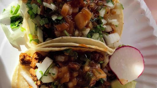 This is our go to spot whenever we find ourselves in the area. Nothing fancy but super authentic with seafood being the speciality. But sometimes you just need an Al Pastor street taco or three!