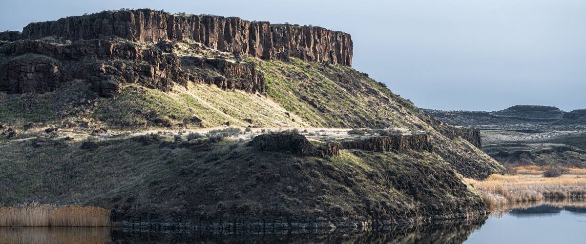 Upper Goose Lake in Columbia National Wildlife Refuge, WA