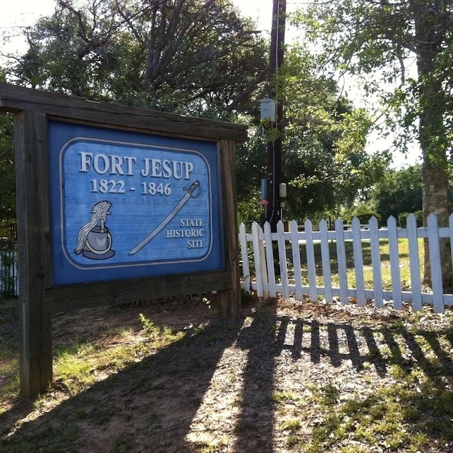 Fort Jesup State Historic Site, located just a few miles outside of Many, and not far off I-49.