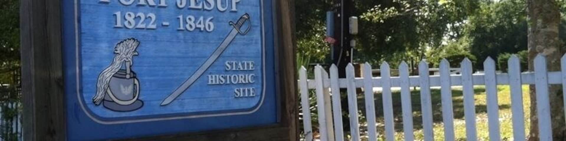 Fort Jesup State Historic Site, located just a few miles outside of Many, and not far off I-49.