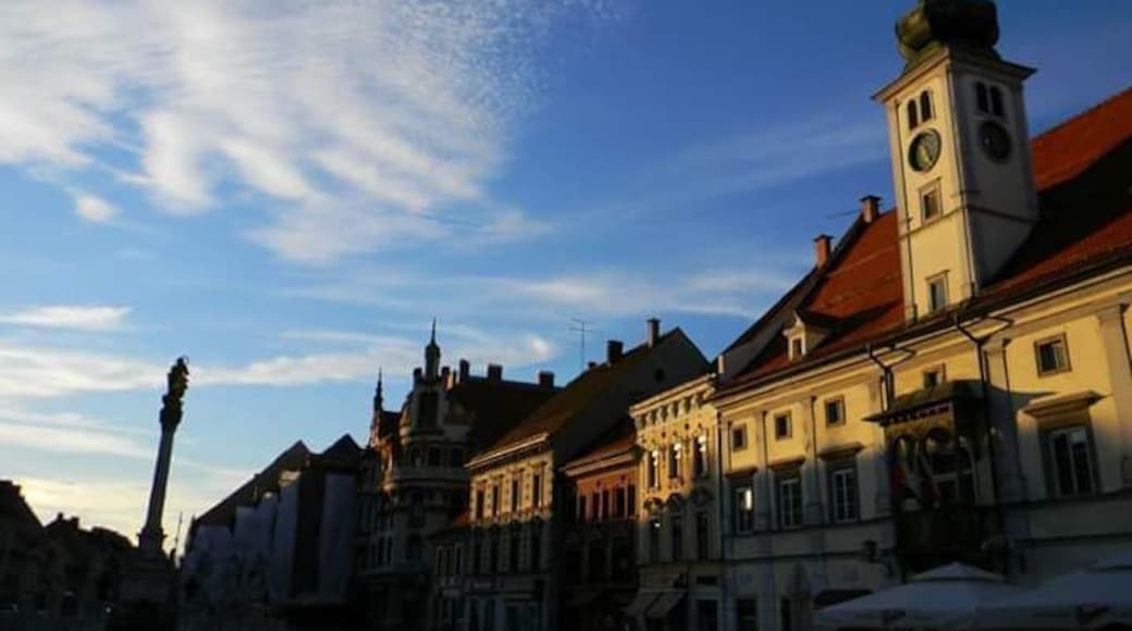 Sunset in Maribor. #slovenia #sky #blue #sun