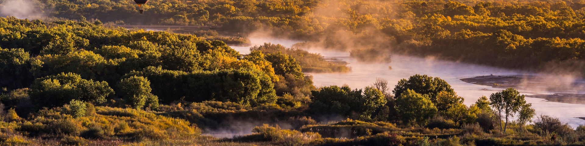 Albuquerque International Balloon Fiesta Mass Ascension at Sunrise, Hot Air Balloons