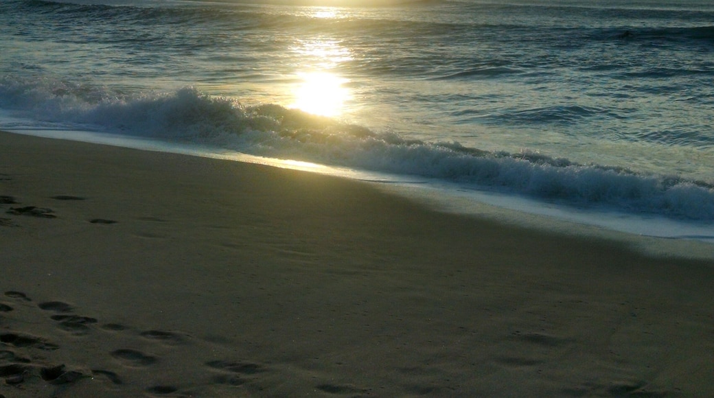 It is so wonderful to stroll along the beach and watch the sun set. #beach