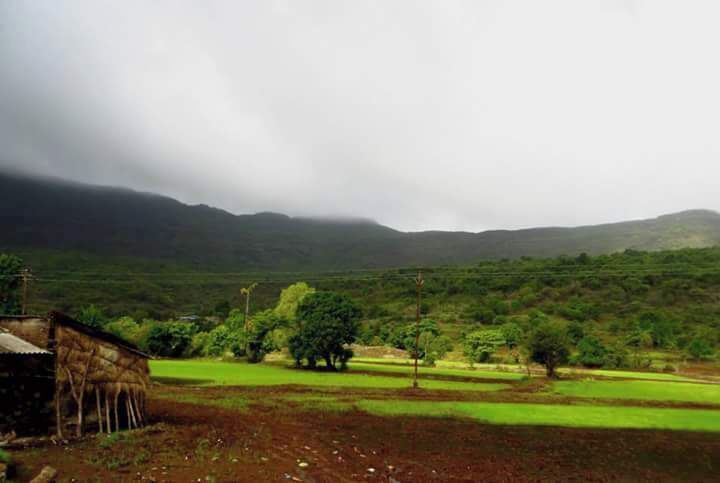 Picturesque countryside near Panshet Dam. Beautiful place little far from the Pune city.