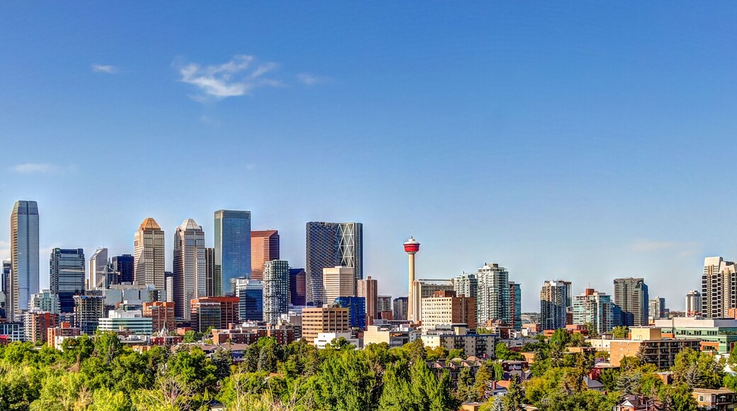 Calgary Alberta Panoramic Skyline Summer 2019