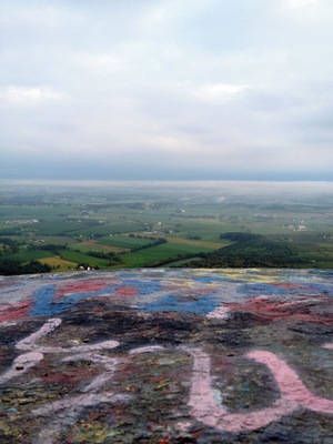 Although this place is known for its graffiti and college parties, the view is worth the trip.