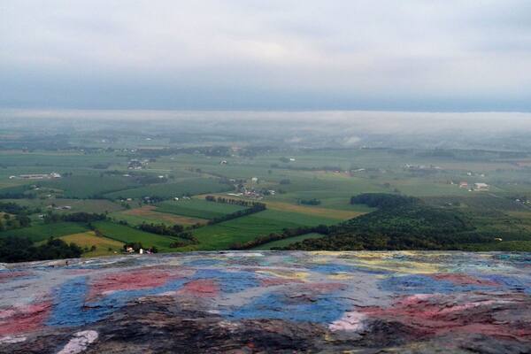 Although this place is known for its graffiti and college parties, the view is worth the trip.