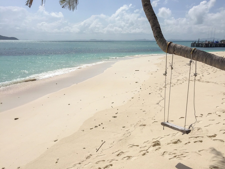 Gorgeous beach just few hours from Singapore #LifeAtExpedia