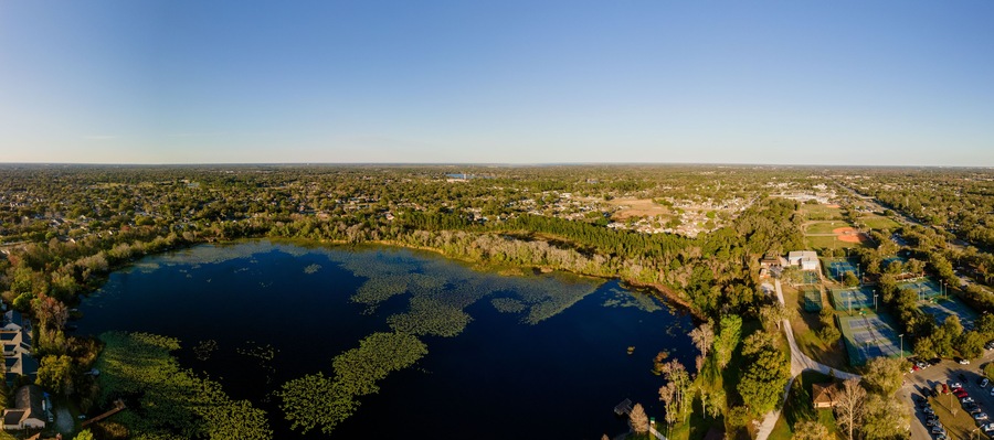 Red Bug Lake in Orlando, Florida.