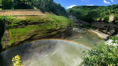 Letchworth State Park near Geneseo/ Rochester, NY. So many waterfalls!