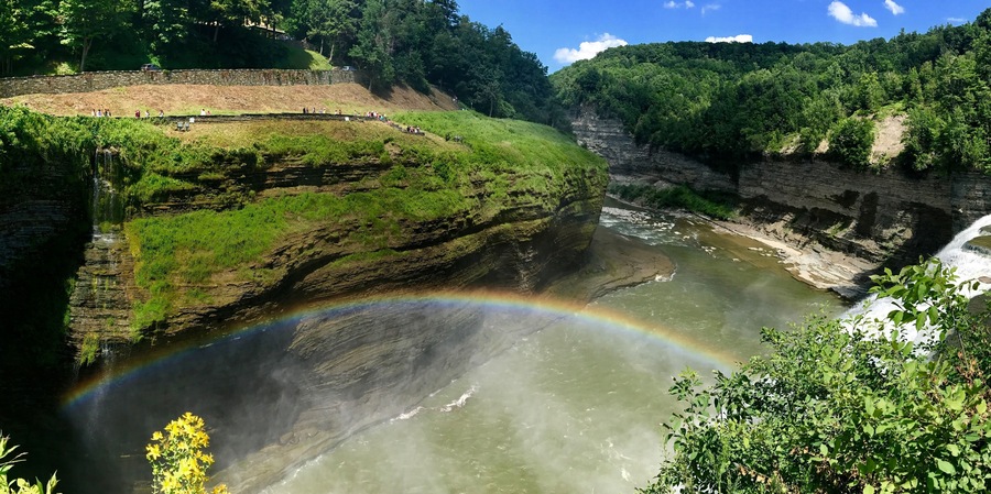 Letchworth State Park near Geneseo/ Rochester, NY. So many waterfalls!